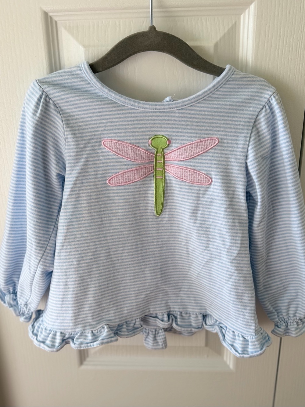 Stitchy Fish Dragonfly Long-Sleeve Top